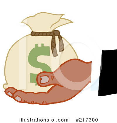 Royalty-Free (RF) Money Clipart Illustration by Hit Toon - Stock Sample #217300