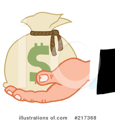 Royalty-Free (RF) Money Clipart Illustration by Hit Toon - Stock Sample #217368
