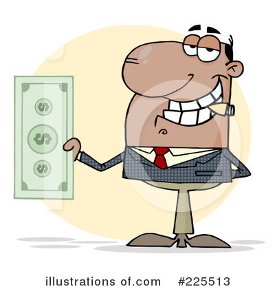 Royalty-Free (RF) Money Clipart Illustration by Hit Toon - Stock Sample #225513