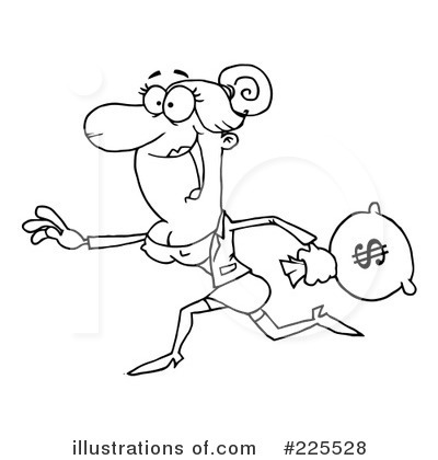 Royalty-Free (RF) Money Clipart Illustration by Hit Toon - Stock Sample #225528