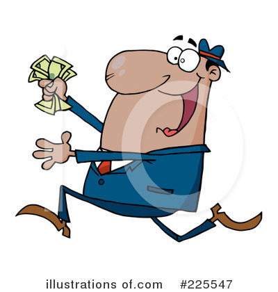 Royalty-Free (RF) Money Clipart Illustration by Hit Toon - Stock Sample #225547