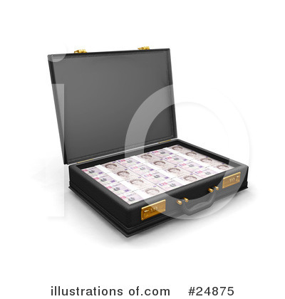 Briefcase Clipart #24875 by KJ Pargeter