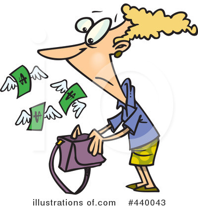 Royalty-Free (RF) Money Clipart Illustration by toonaday - Stock Sample #440043