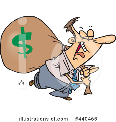Money Clipart #440466 - Illustration by toonaday