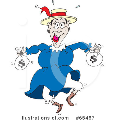 Royalty-Free (RF) Money Clipart Illustration by Dennis Holmes Designs - Stock Sample #65467