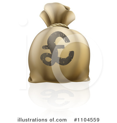 Pound Sterling Clipart #1104559 by AtStockIllustration