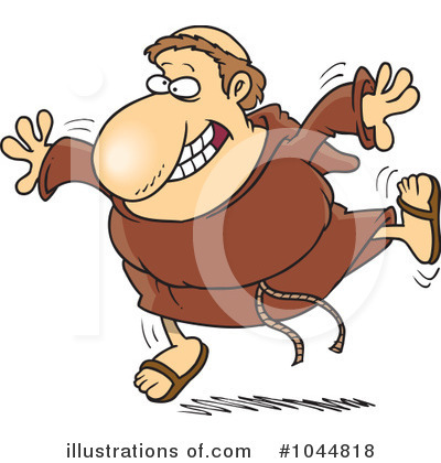 Friar Clipart #1044818 by toonaday