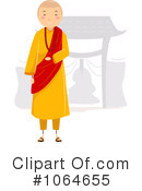 Monk Clipart #1064655 by BNP Design Studio