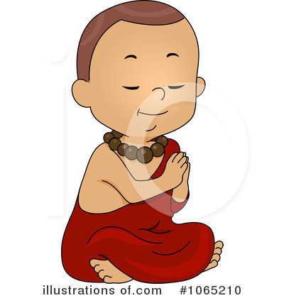 Royalty-Free (RF) Monk Clipart Illustration by BNP Design Studio - Stock Sample #1065210