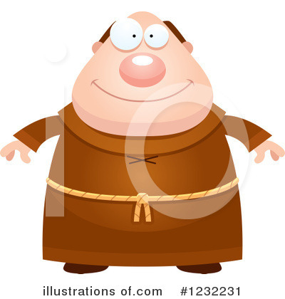 Monks Clipart #1232231 by Cory Thoman