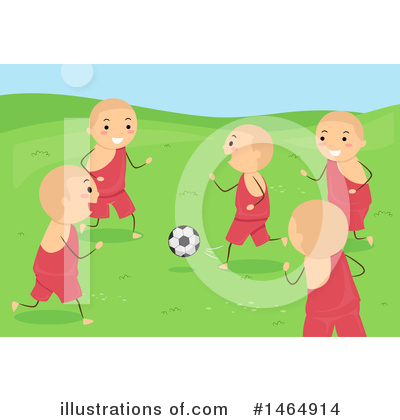 Royalty-Free (RF) Monk Clipart Illustration by BNP Design Studio - Stock Sample #1464914