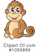 Monkey Clipart #1059889 by visekart