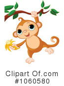 Monkey Clipart #1060580 by Pushkin