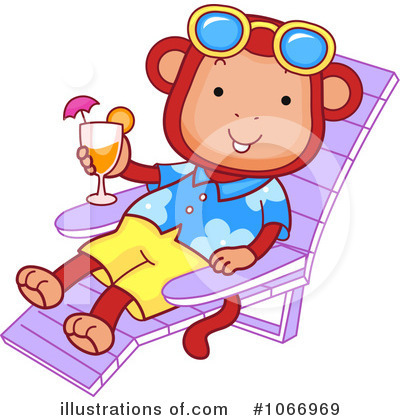 Royalty-Free (RF) Monkey Clipart Illustration by BNP Design Studio - Stock Sample #1066969