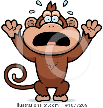 Royalty-Free (RF) Monkey Clipart Illustration by Cory Thoman - Stock Sample #1077269