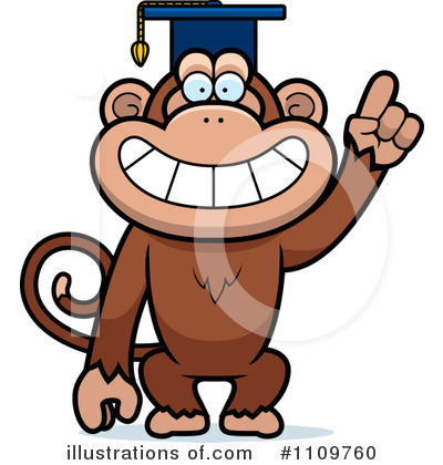 Royalty-Free (RF) Monkey Clipart Illustration by Cory Thoman - Stock Sample #1109760