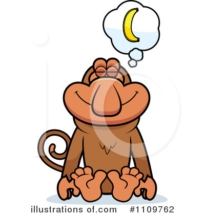 Royalty-Free (RF) Monkey Clipart Illustration by Cory Thoman - Stock Sample #1109762