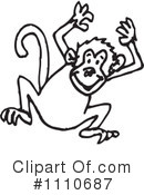 Monkey Clipart #1110687 by Dennis Holmes Designs