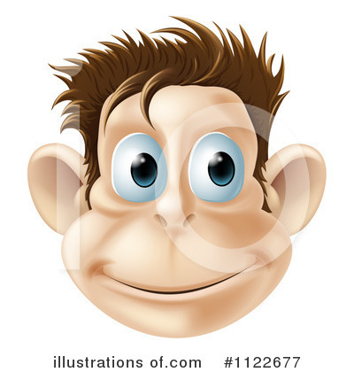 Royalty-Free (RF) Monkey Clipart Illustration by AtStockIllustration - Stock Sample #1122677
