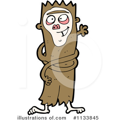 Royalty-Free (RF) Monkey Clipart Illustration by lineartestpilot - Stock Sample #1133845
