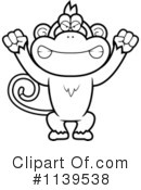 Monkey Clipart #1139538 by Cory Thoman