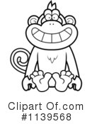 Monkey Clipart #1139568 by Cory Thoman