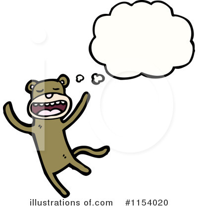 Royalty-Free (RF) Monkey Clipart Illustration by lineartestpilot - Stock Sample #1154020