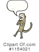 Monkey Clipart #1154021 by lineartestpilot