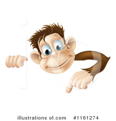 Royalty-Free (RF) Monkey Clipart Illustration by AtStockIllustration - Stock Sample #1161274