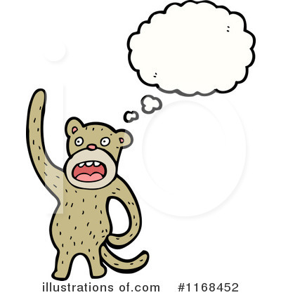 Royalty-Free (RF) Monkey Clipart Illustration by lineartestpilot - Stock Sample #1168452