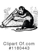 Monkey Clipart #1180443 by Prawny Vintage
