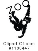 Monkey Clipart #1180447 by Prawny Vintage