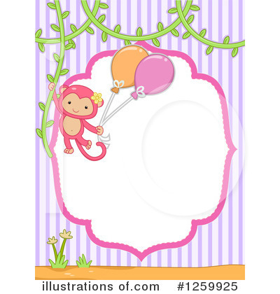 Royalty-Free (RF) Monkey Clipart Illustration by BNP Design Studio - Stock Sample #1259925