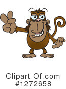 Monkey Clipart #1272658 by Dennis Holmes Designs