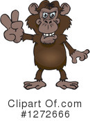 Monkey Clipart #1272666 by Dennis Holmes Designs