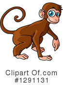 Monkey Clipart #1291131 by Vector Tradition SM