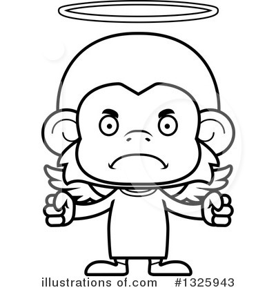 Royalty-Free (RF) Monkey Clipart Illustration by Cory Thoman - Stock Sample #1325943