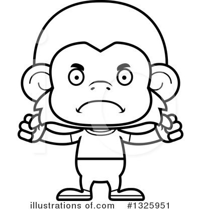 Royalty-Free (RF) Monkey Clipart Illustration by Cory Thoman - Stock Sample #1325951