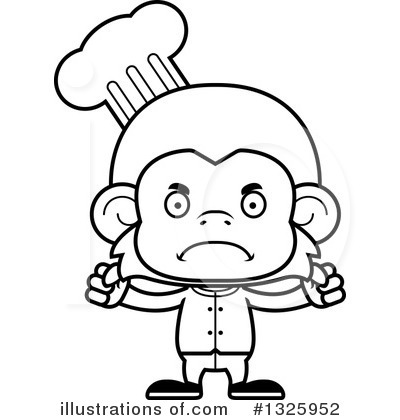 Royalty-Free (RF) Monkey Clipart Illustration by Cory Thoman - Stock Sample #1325952