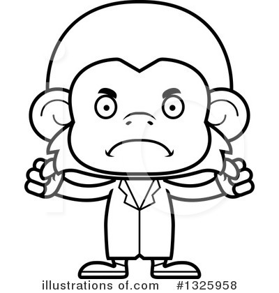 Royalty-Free (RF) Monkey Clipart Illustration by Cory Thoman - Stock Sample #1325958