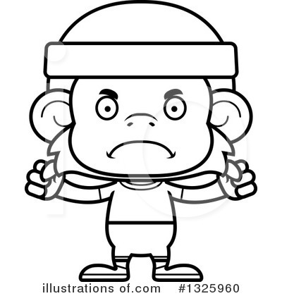 Royalty-Free (RF) Monkey Clipart Illustration by Cory Thoman - Stock Sample #1325960