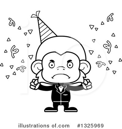 Royalty-Free (RF) Monkey Clipart Illustration by Cory Thoman - Stock Sample #1325969
