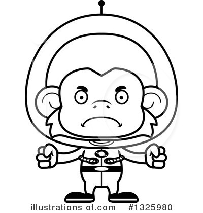 Royalty-Free (RF) Monkey Clipart Illustration by Cory Thoman - Stock Sample #1325980