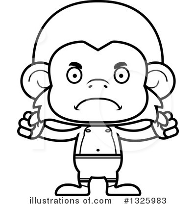 Royalty-Free (RF) Monkey Clipart Illustration by Cory Thoman - Stock Sample #1325983