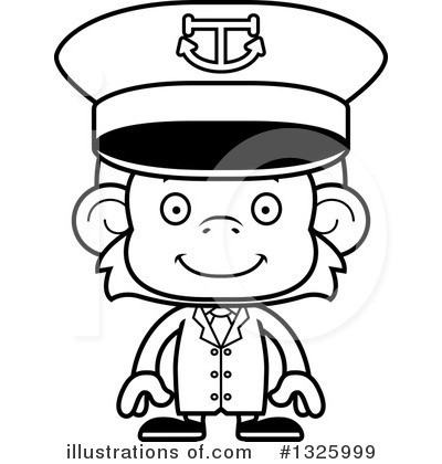 Royalty-Free (RF) Monkey Clipart Illustration by Cory Thoman - Stock Sample #1325999