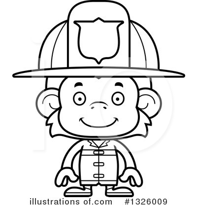 Royalty-Free (RF) Monkey Clipart Illustration by Cory Thoman - Stock Sample #1326009