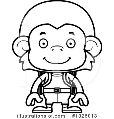 Royalty-Free (RF) Monkey Clipart Illustration by Cory Thoman - Stock Sample #1326013