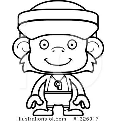 Royalty-Free (RF) Monkey Clipart Illustration by Cory Thoman - Stock Sample #1326017