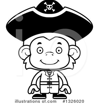 Royalty-Free (RF) Monkey Clipart Illustration by Cory Thoman - Stock Sample #1326020