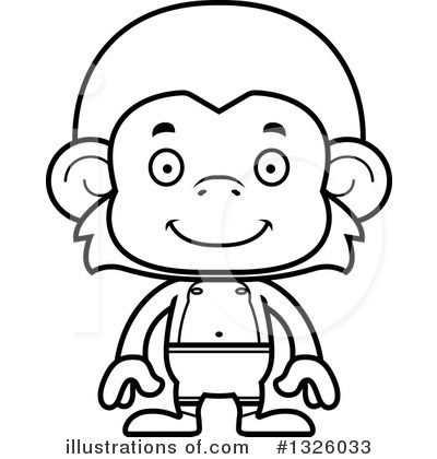 Royalty-Free (RF) Monkey Clipart Illustration by Cory Thoman - Stock Sample #1326033